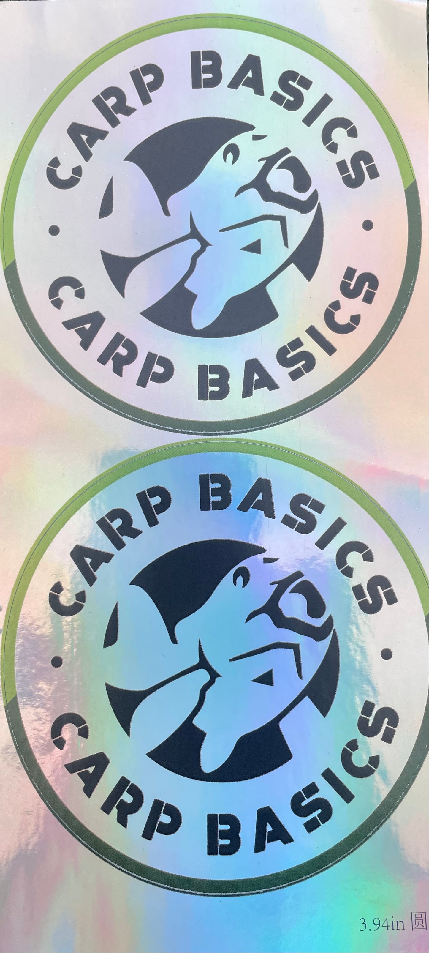 Bucket Stickers 4inch 2 pack