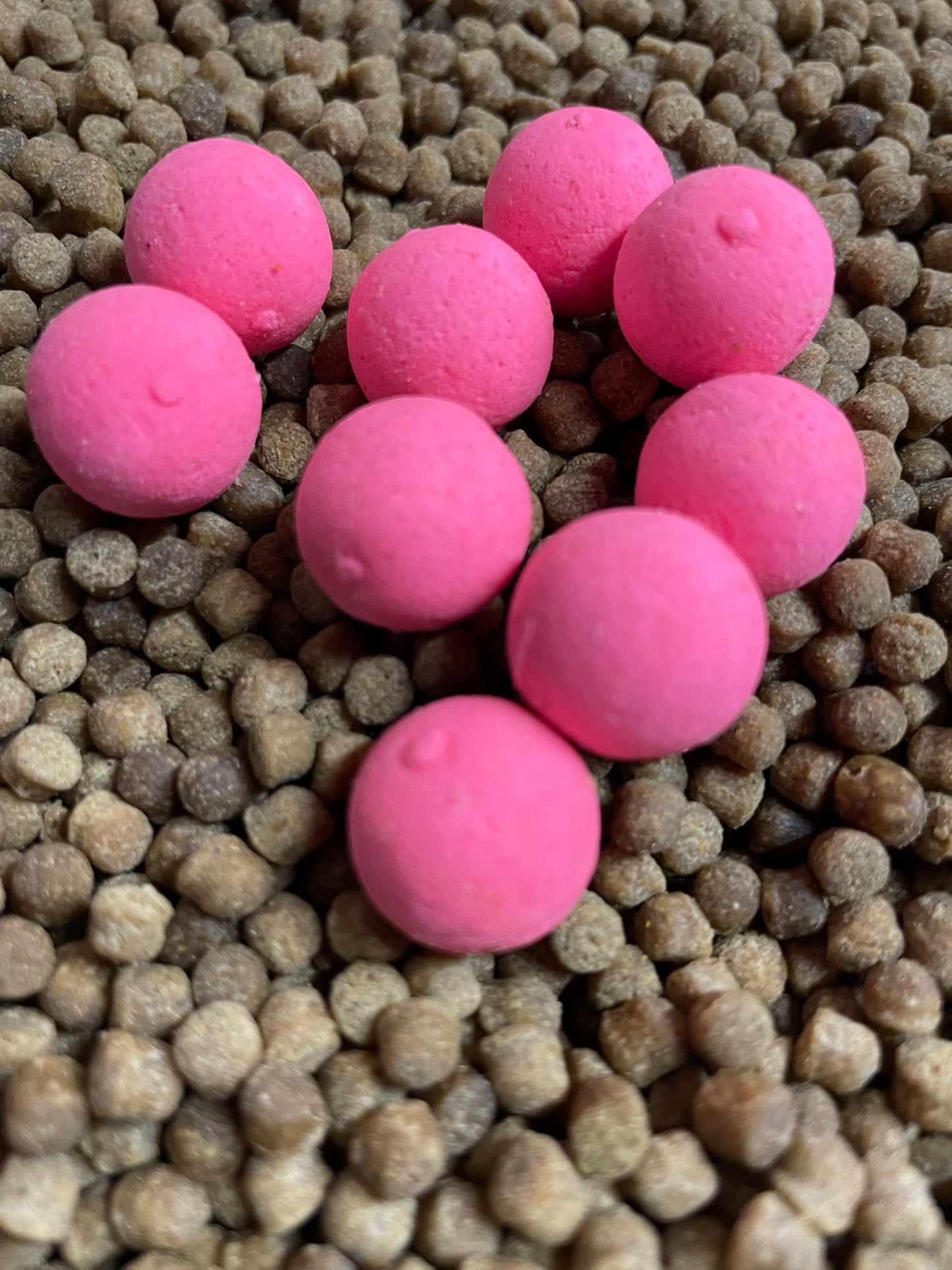 12mm Pop Ups pink/ white